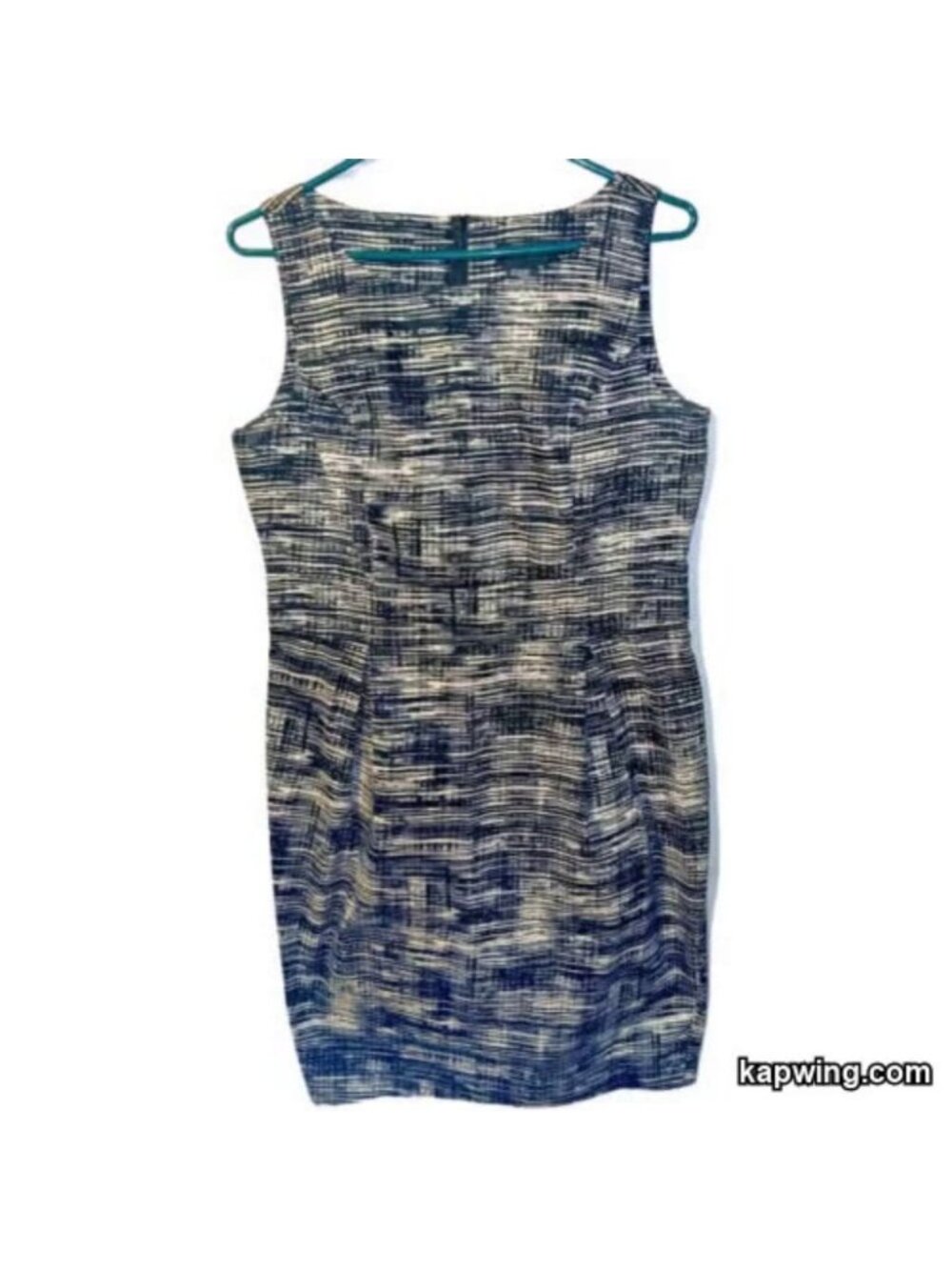 CHAPTER ONE Black and White Sleeveless Size 10 Sheath Dress